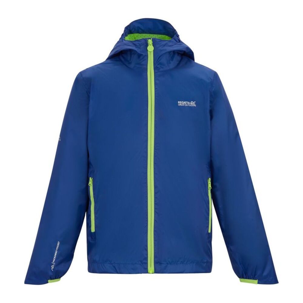 Regatta Childrens/Kids Lever Waterproof Shell Jacket / Olympian Blue